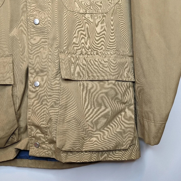 Vintage Gale-Sobel Big & Tall Camel Tan Brown Zip Up Cargo Jacket XL/2XL - Picture 5 of 14